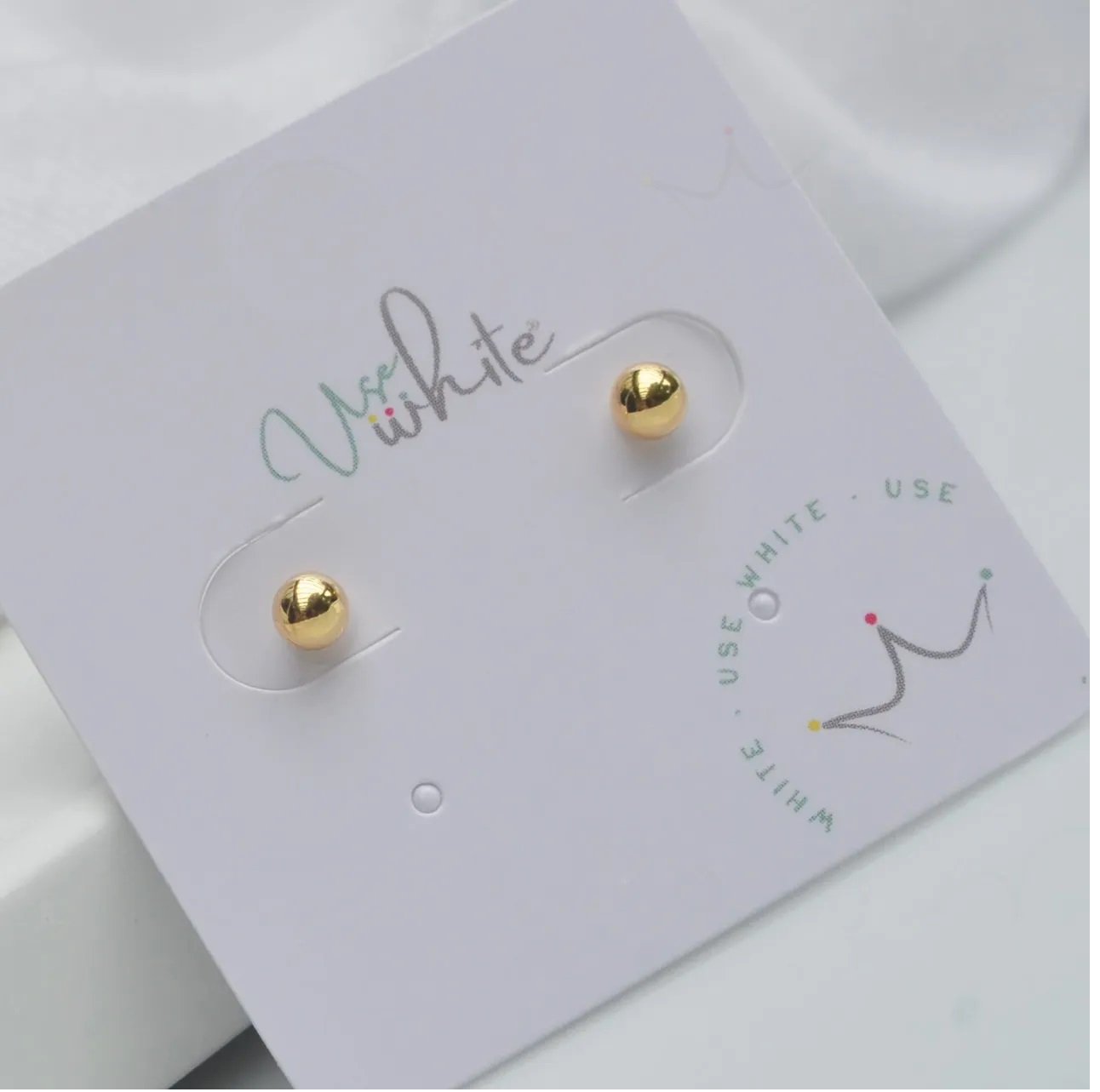 Brinco Bolinha (Tamanhos) - Semijoia Brinco Bolinha (Tamanhos) - Semijoia