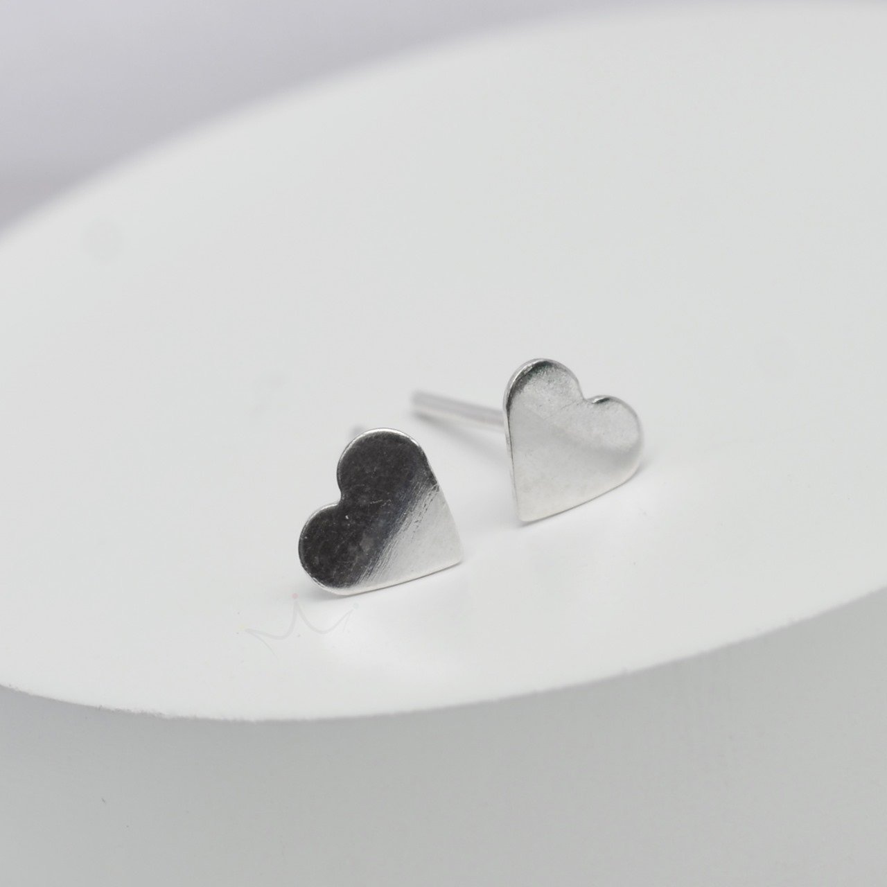 Brinco Coraozinho Fofo (Tamanhos) - Prata