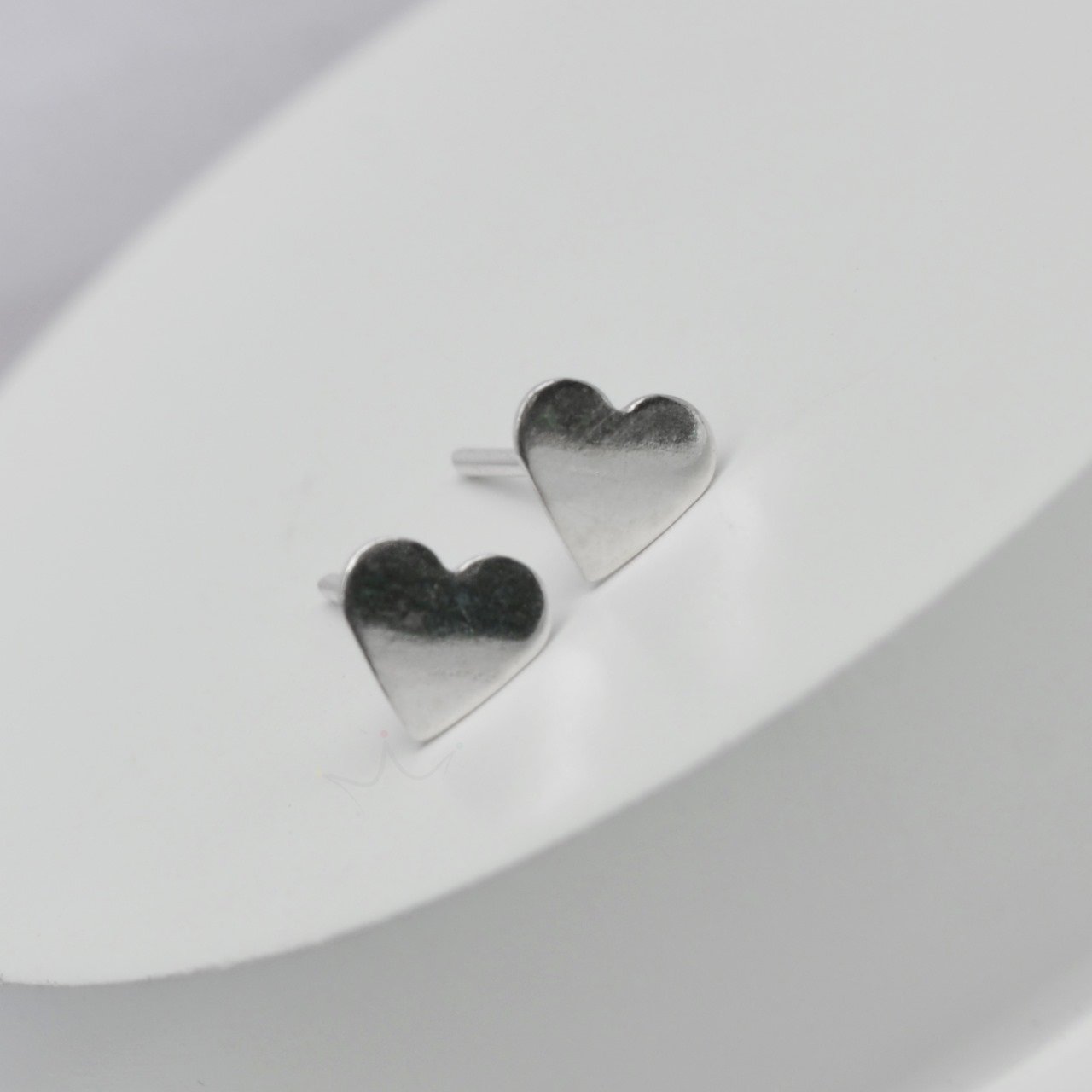 Brinco Coraozinho Fofo (Tamanhos) - Prata