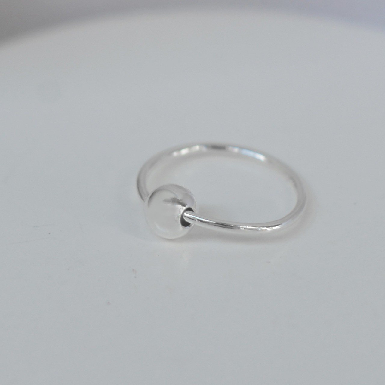 Piercing Argolinha bolinha 7mm - Prata Piercing Argolinha bolinha 7mm - Prata